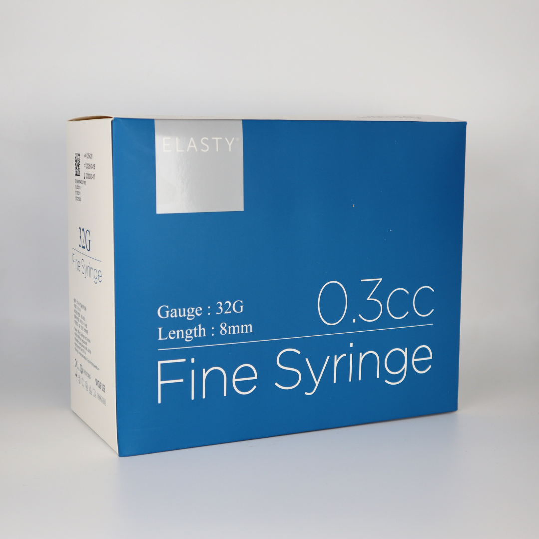 ELASTY 31G Ultra-Thin Insulin Syringes (8mm, 0.3cc)