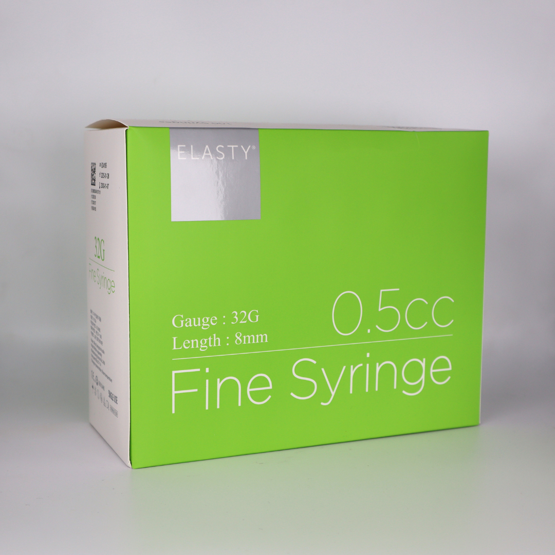 ELASTY 31G Ultra-Thin Insulin Syringes (8mm, 0.5cc)