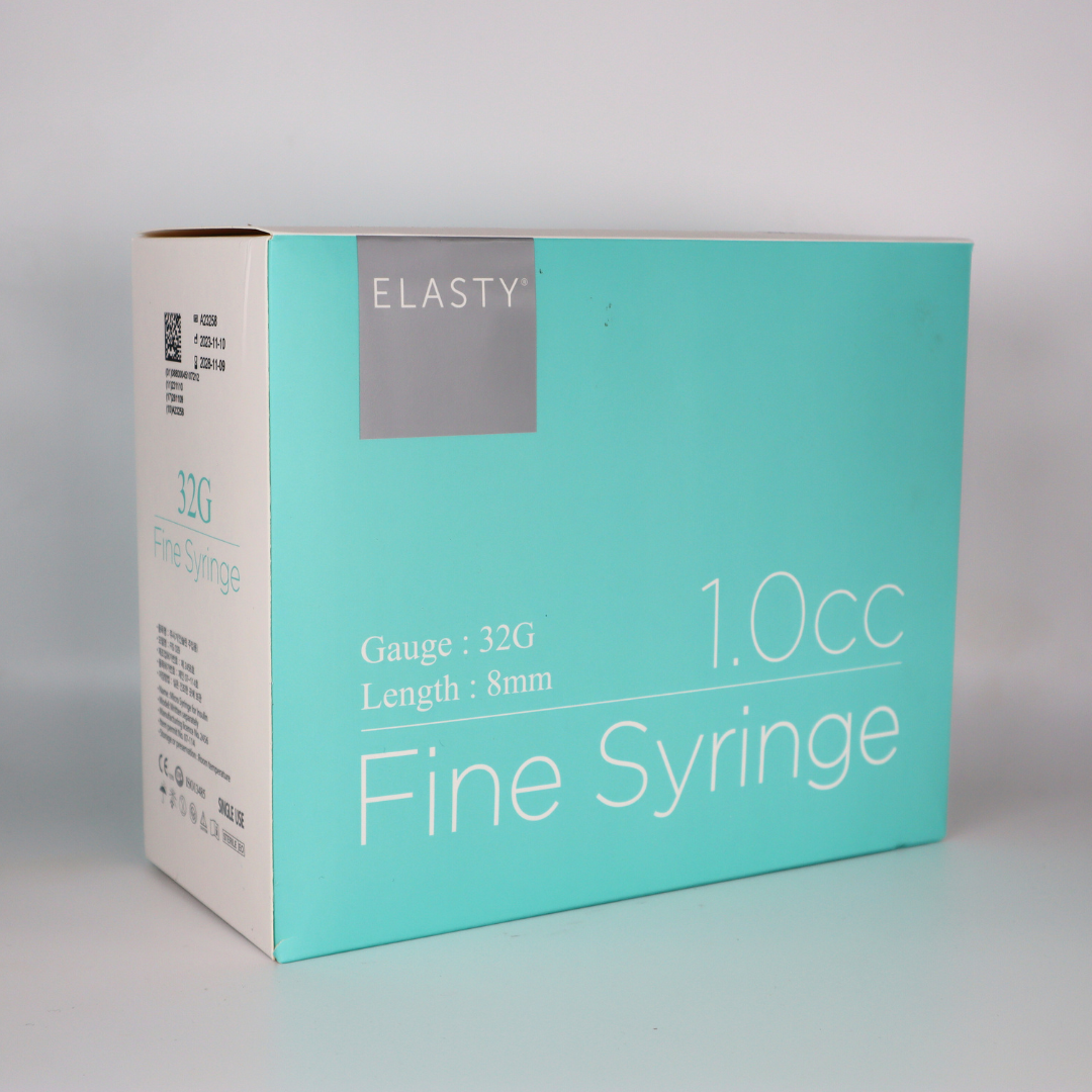 ELASTY 32G Ultra-Thin Insulin Syringes (8mm, 1.0cc)